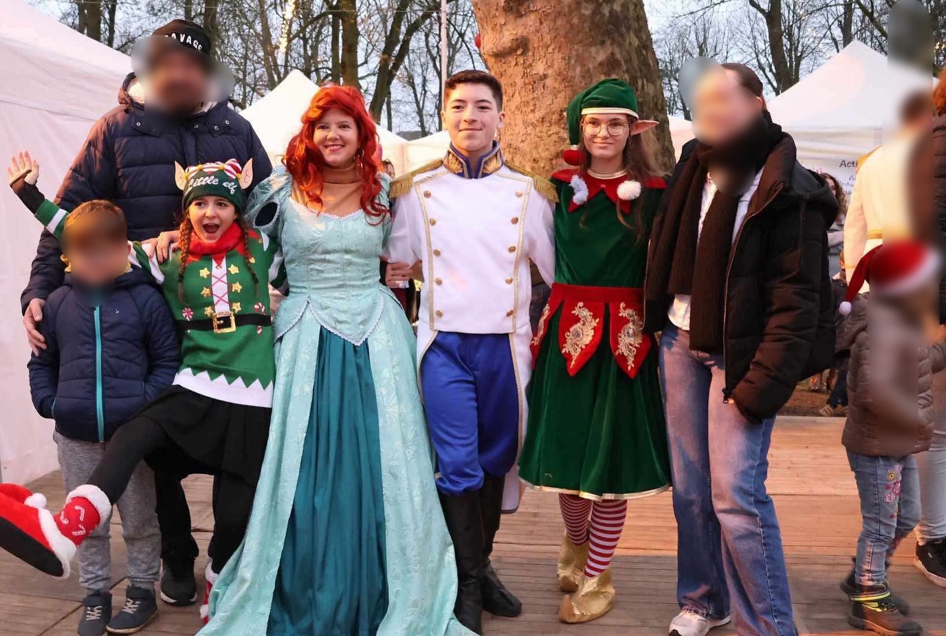 Spectacle de rue de Noël