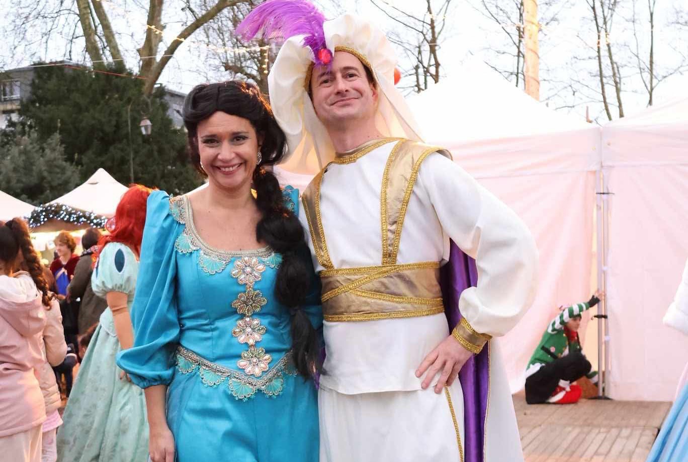 Spectacle de rue de Noël